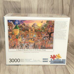 Aquarius A Magical Mystery Tour of 100 Beatles Songs 3000 Pc Jigsaw Puzzle